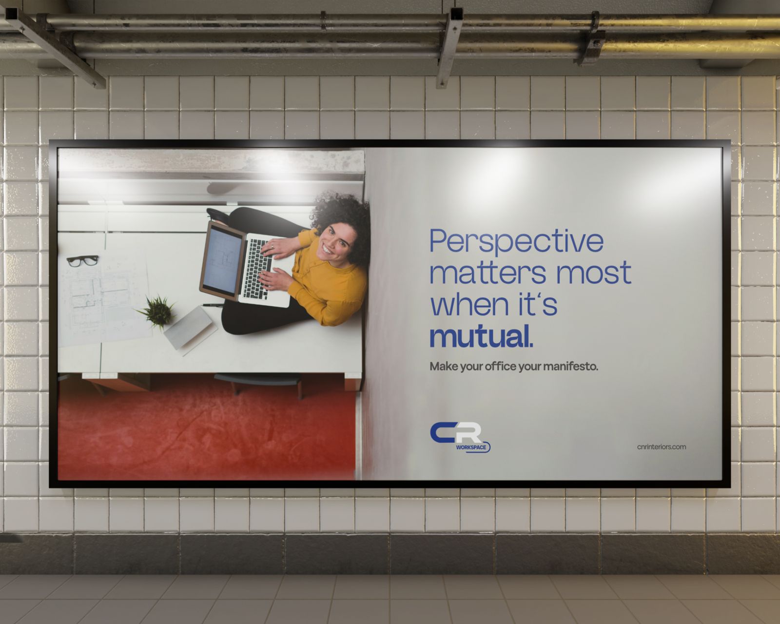 C&R subway poster: perspective matters most when it is mutual
