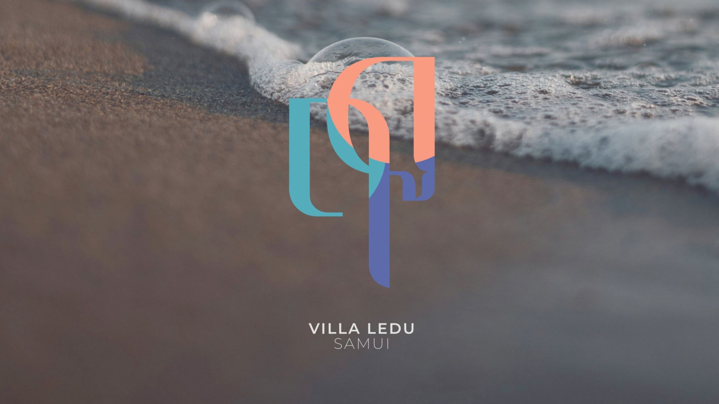Villa Ledu Samui mark over a shoreline